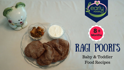 Ragi Poori's - A healthy Sunday Recipe!