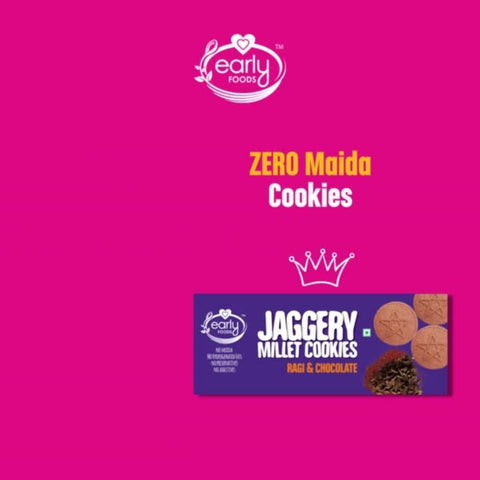 Jowar Almond Jaggery Cookies