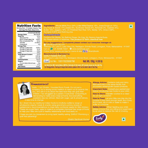 Dry Fruit Jaggery Cookies