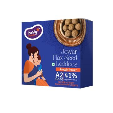 Jowar Flax Seeds A2 Ghee Laddoos