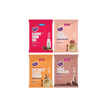 4 Trial Packs - Super Foods & Milk Mixes