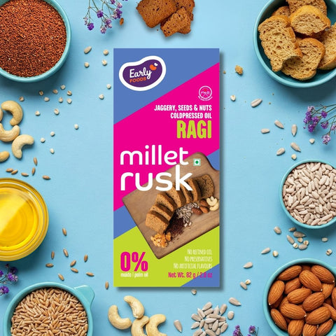 Chota Pack - Pack of 2 Ragi & Jowar Rusk