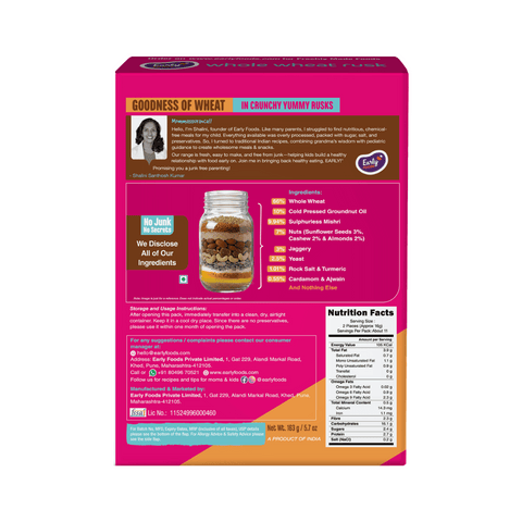 Whole Wheat Rusk