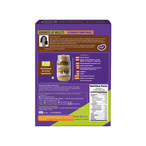 Multigrain Millet Rusk