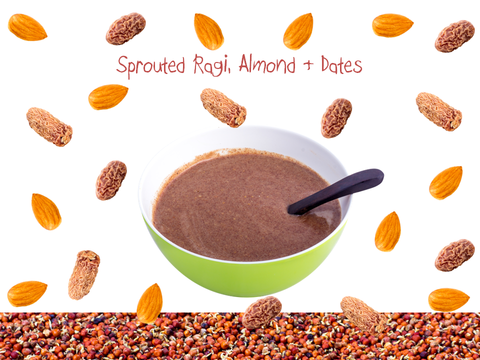 Sprouted Ragi Porridge Baby Food Recipe Early Foods