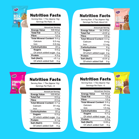Trial Pack of 4 Porridge Mix - Stage 1