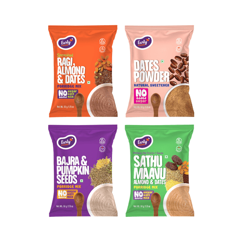 Trial Pack of 4 Porridge Mix - Stage 2