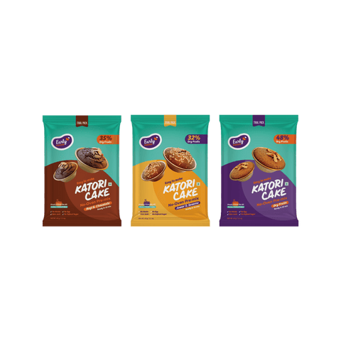 Trial Packs - Combo of 3 Katori Cake Mixes(Dry Fruits, Ragi Choco & Jowar Sesame)