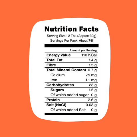 Sprouted Ragi Almond Date Porridge Mix