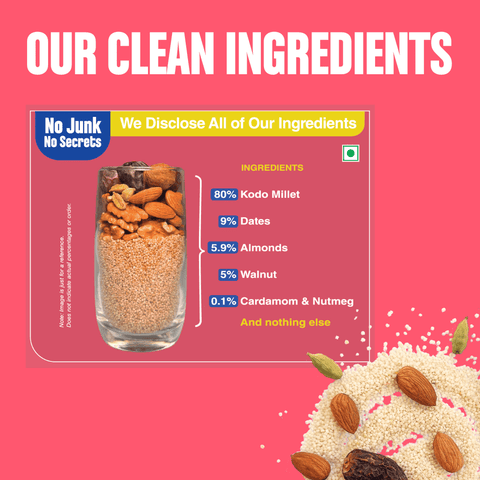 Kodo Millet Walnut Porridge Mix