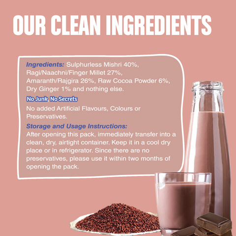 Ragi & Chocolate Drink Mix