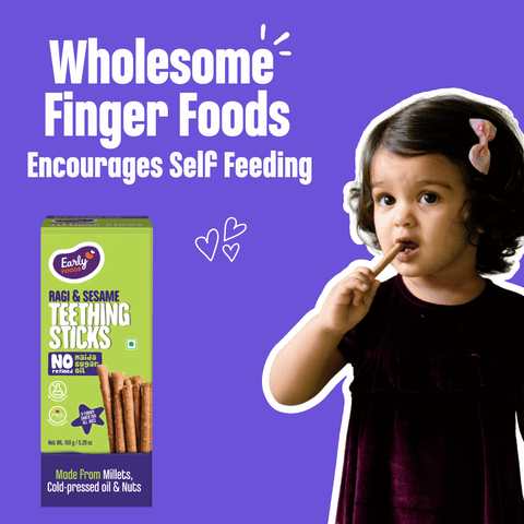 Ragi & Sesame Teething Sticks