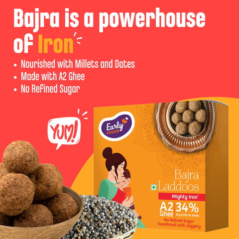 Bajra A2 Ghee Laddoos