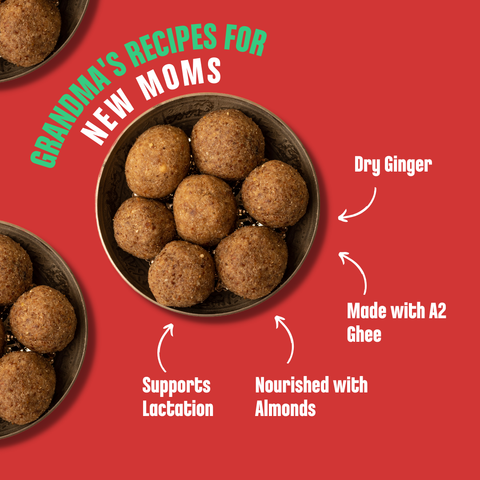 Dry Ginger A2 Ghee Laddoos