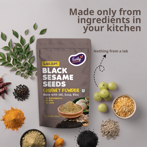 Black Sesame Seeds Chutney Powder