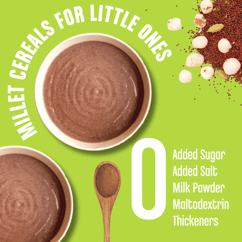 Sprouted Ragi Makhana Porridge Mix