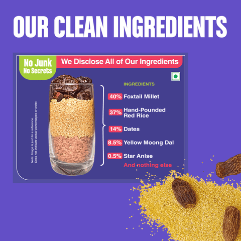 Foxtail Millet Dates Porridge Mix