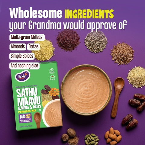 Sathu Maavu Almond & Dates Porridge Mix