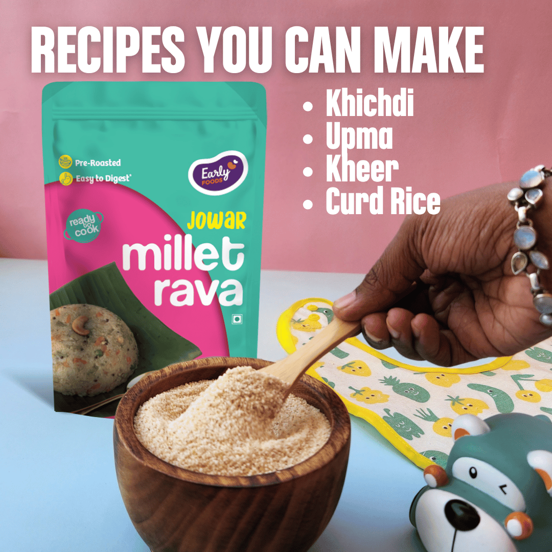 Early Foods Jowar Millet Rava | Ready to Cook | Instant Millet Rava ...