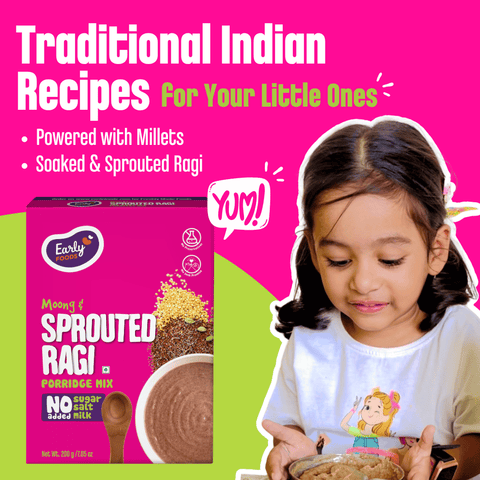 Moong & Sprouted Ragi Porridge Mix
