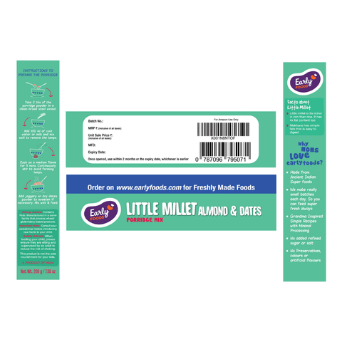 Little Millet Almond & Dates Porridge Mix