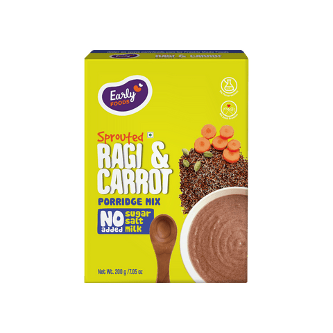 Sprouted Ragi Carrot Porridge Mix