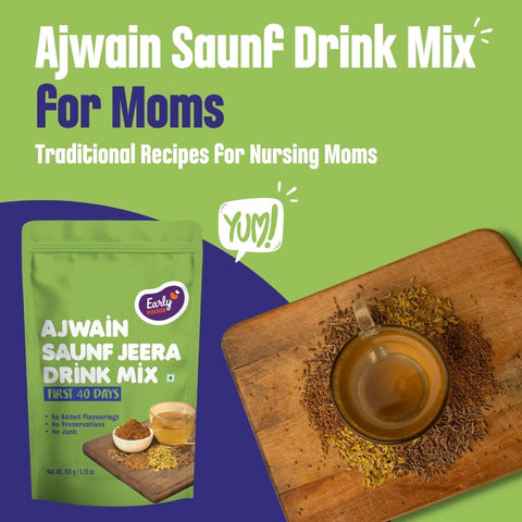Ajwain Saunf Jeera Drink