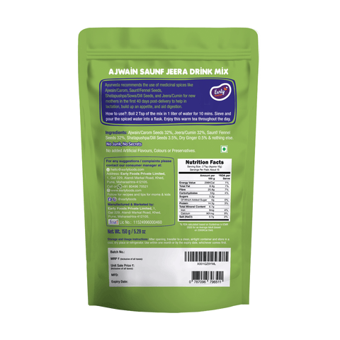 Ajwain Saunf Jeera Drink
