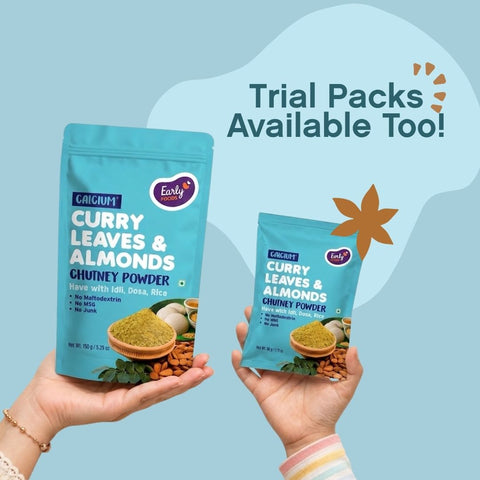 Curry Leaves & Almonds Chutney Powder