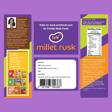 Chota Pack - Pack of 2 Ragi & Multigrain Rusk