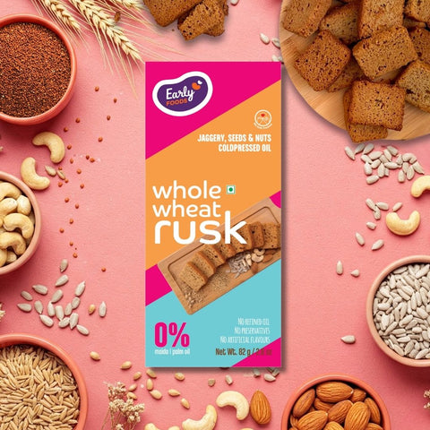 Chota Pack - Pack of 2 Whole Wheat & Multigrain Rusk