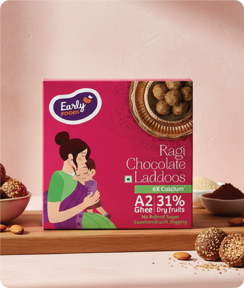 Ragi Chocolate A2 Ghee Laddoos